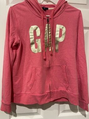 GAP Pink Crewneck Sweatshirt with Navy Tag